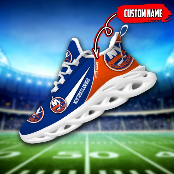 New York Islanders Custom Name NHL New Max Soul Shoes