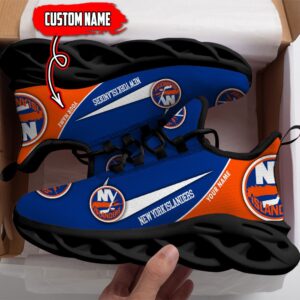 New York Islanders Custom Name NHL New Max Soul Shoes