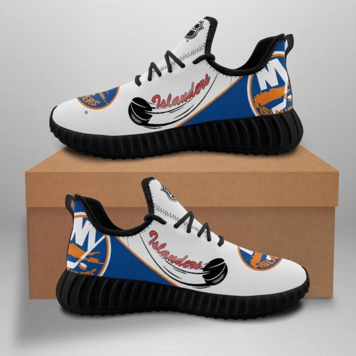 New York Islanders New Hockey Custom Shoes Sport Sneakers New York Islanders Yeezy Boost Yeezy Shoes