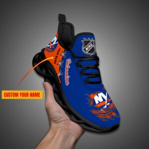 New York Islanders Personalized NHL Max Soul Shoes