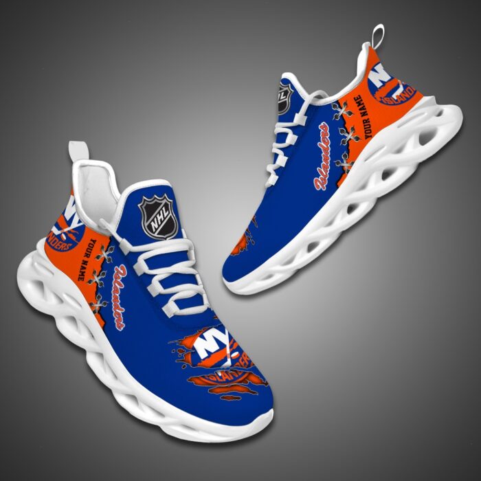 New York Islanders Personalized NHL Max Soul Shoes