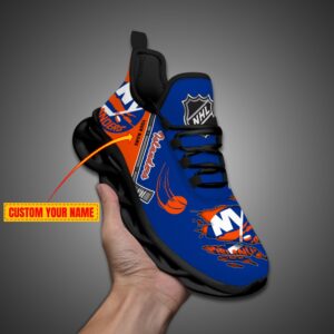 New York Islanders Personalized NHL Max Soul Shoes Ver 2