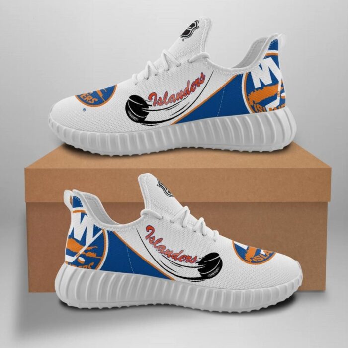 New York Islanders Unisex Sneakers New Sneakers Hockey Custom Shoes New York Islanders Yeezy Boost