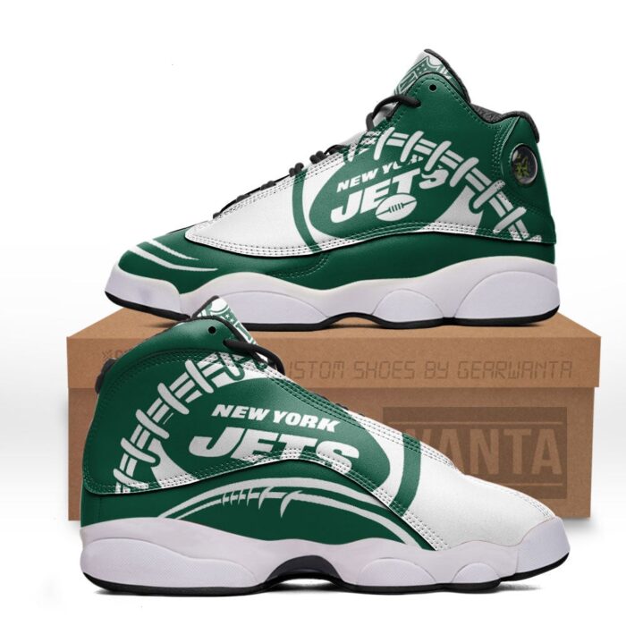 New York Jets Jd 13 Sneakers Custom Shoes