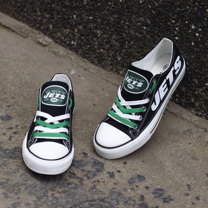 New York Jets Men's Shoes Low Top Canvas Shoes