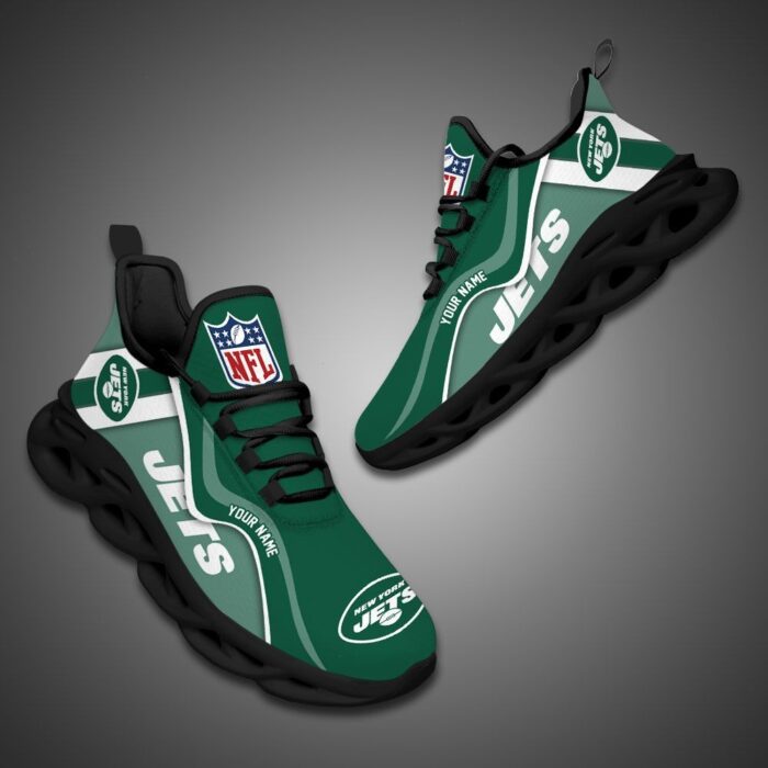 New York Jets NFL Customized Unique Max Soul Shoes