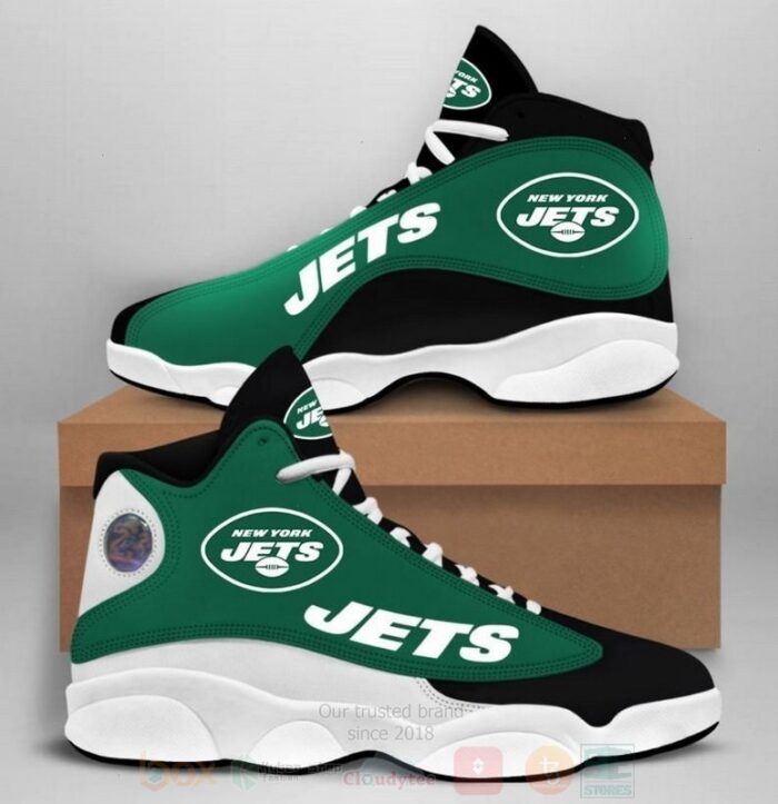 New York Jets Nfl Air Jordan 13 Shoes