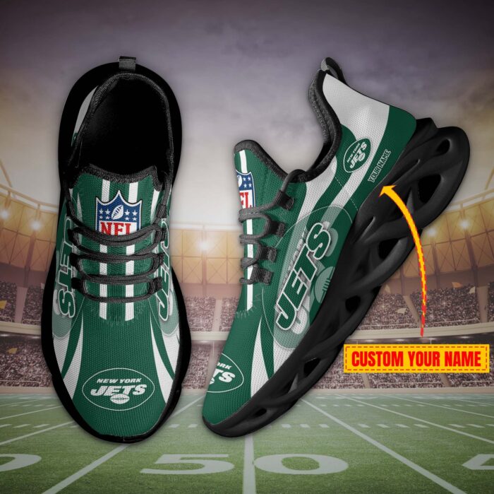 New York Jets Personalized Max Soul Shoes