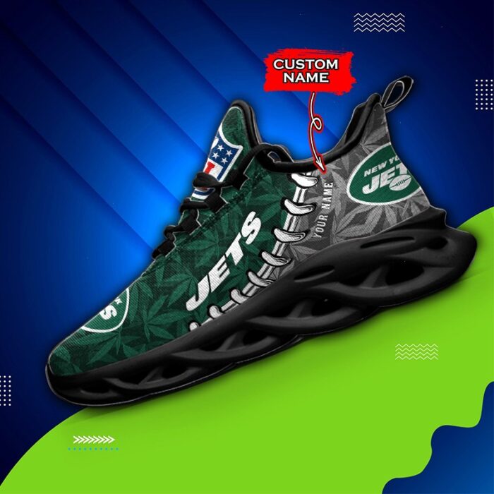 New York Jets Personalized Max Soul Shoes for Fan