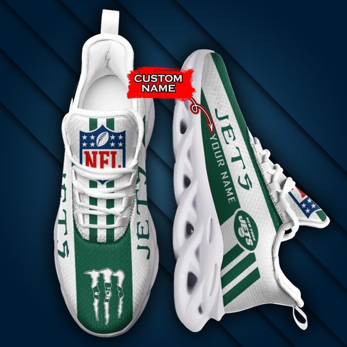 New York Jets Personalized NFL Max Soul Sneaker