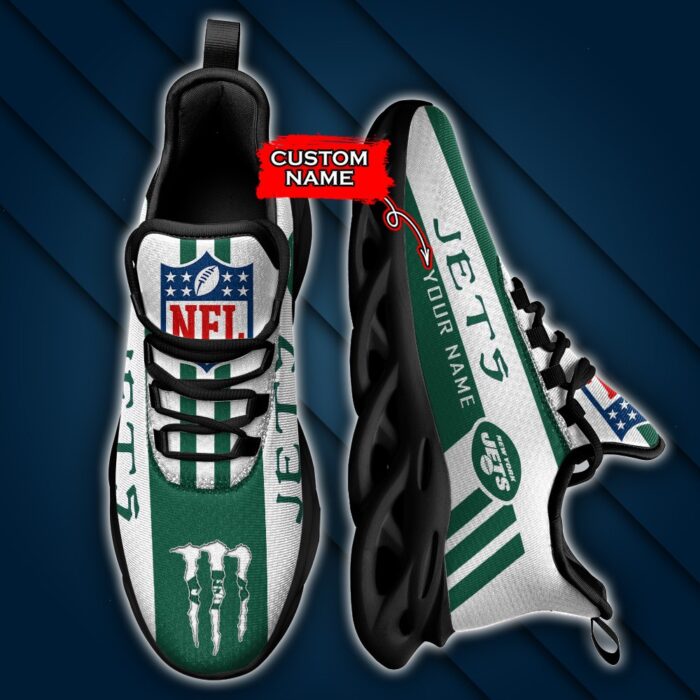 New York Jets Personalized NFL Max Soul Sneaker