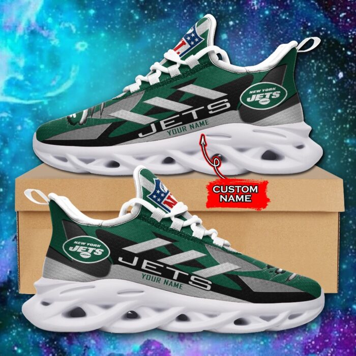 New York Jets Personalized NFL Max Soul Sneaker Ver 1