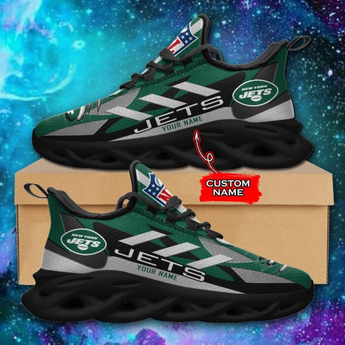 New York Jets Personalized NFL Max Soul Sneaker Ver 1