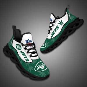 New York Jets Personalized Weed Limited Edition Max Soul Shoes