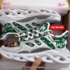 New York Jets Personalized White Green Grey Max Soul Shoes