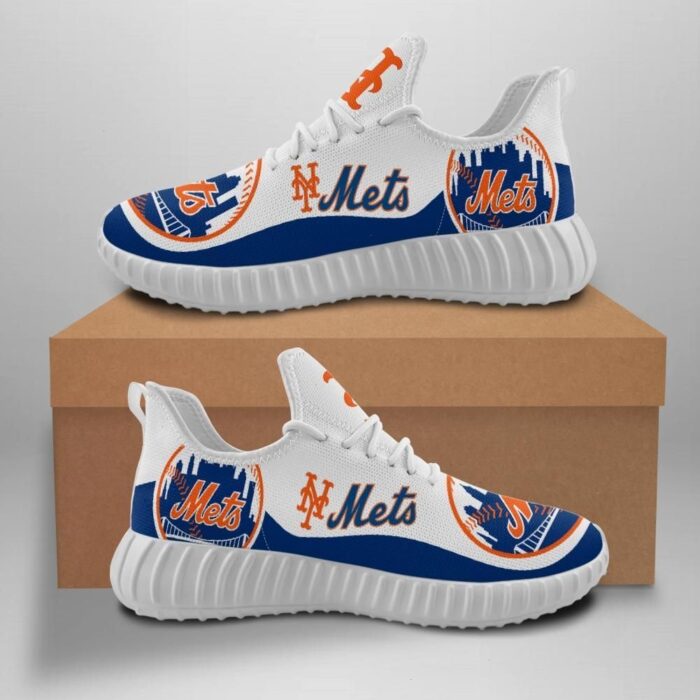 New York Mets Custom Shoes Sport Sneakers Baseball Yeezy Boost 12369 Yeezy Shoes