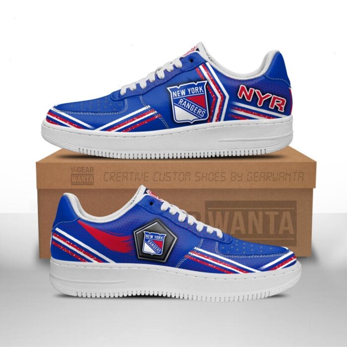 New York Rangers Air Sneakers Custom For Fans