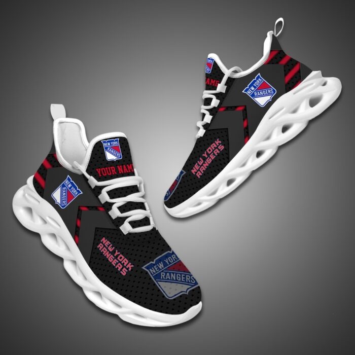 New York Rangers Personalized NHL Luxury Max Soul Shoes