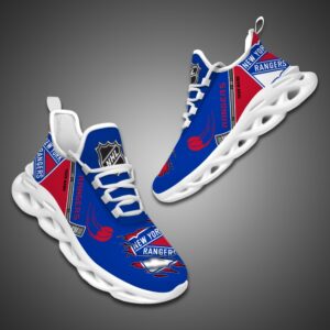 New York Rangers Personalized NHL Max Soul Shoes Ver 2