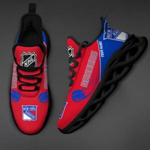 New York Rangers Personalized NHL New Max Soul Shoes