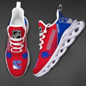 New York Rangers Personalized NHL New Max Soul Shoes