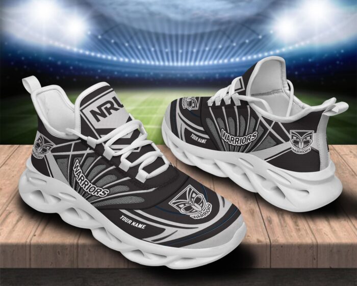 New Zealand Warriors Custom Name NRL Max Soul Shoes