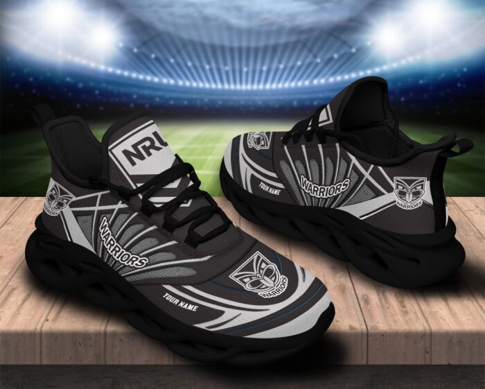 New Zealand Warriors Custom Name NRL Max Soul Shoes