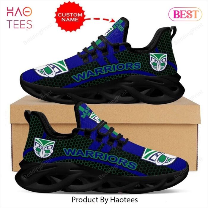 New Zealand Warriors NRL Black Blue Max Soul Shoes