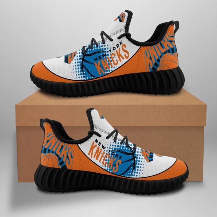 Newyork Knicks Unisex Sneakers New Sneakers Basketball Custom Shoes Newyork Knicks Yeezy Boost Yeezy Shoes