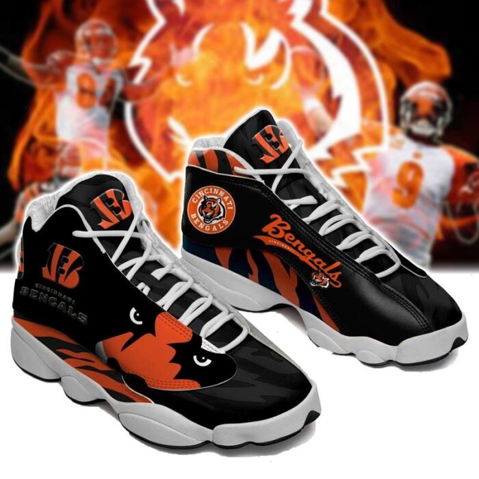 Nfl Cincinnati Bengals Air Jordan 13 Sneaker Shoes