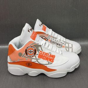 Nfl Cleveland Browns Air Jordan 13 Sneaker Shoes