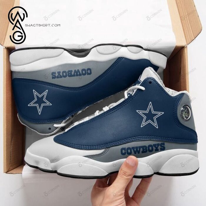 Nfl Dallas Cowboys Air Jordan 13 Shoes