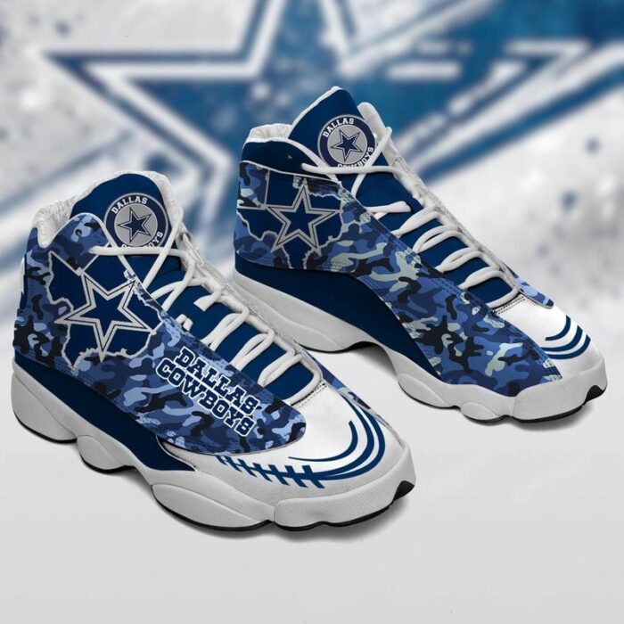 Nfl Dallas Cowboys Air Jordan 13 Sneaker Shoes