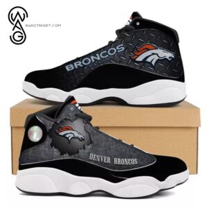 Nfl Denver Broncos Air Jordan 13 Shoes