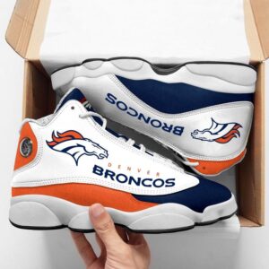 Nfl Denver Broncos Team Air Jordan 13 Sneaker Shoes