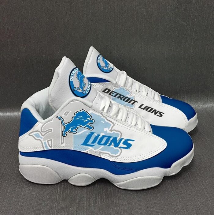 Nfl Detroit Lions Air Jordan 13 Sneaker Shoes