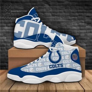 Nfl Indianapolis Colts Air Jordan 13 Shoes 2