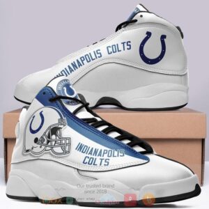 Nfl Indianapolis Colts Football Air Jordan 13 Shoes