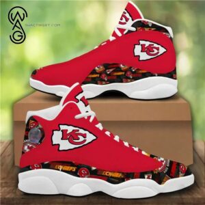 Nfl Kansas City Chiefs Air Jordan 13 Shoes