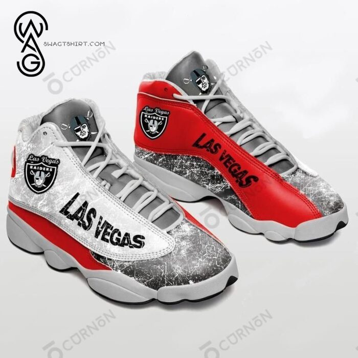 Nfl Las Vegas Raiders Air Jordan 13 Shoes 2