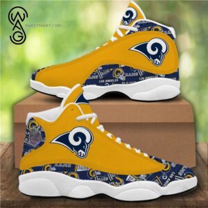 Nfl Los Angeles Rams Yellow Version Air Jordan 13 Shoes