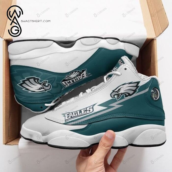 Nfl Philadelphia Eagles Air Jordan 13 Shoes