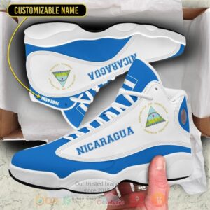 Nicaragua Personalized Air Jordan 13 Shoes