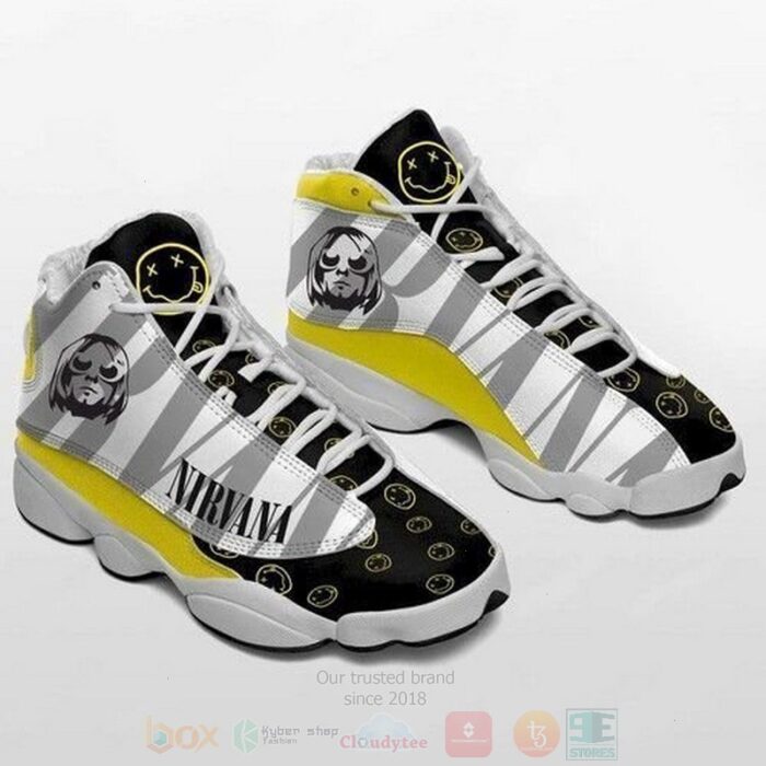 Nirvana Band Air Jordan 13 Shoes 3