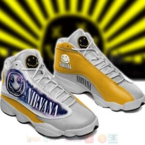 Nirvana Rock Music Band Air Jordan 13 Shoes