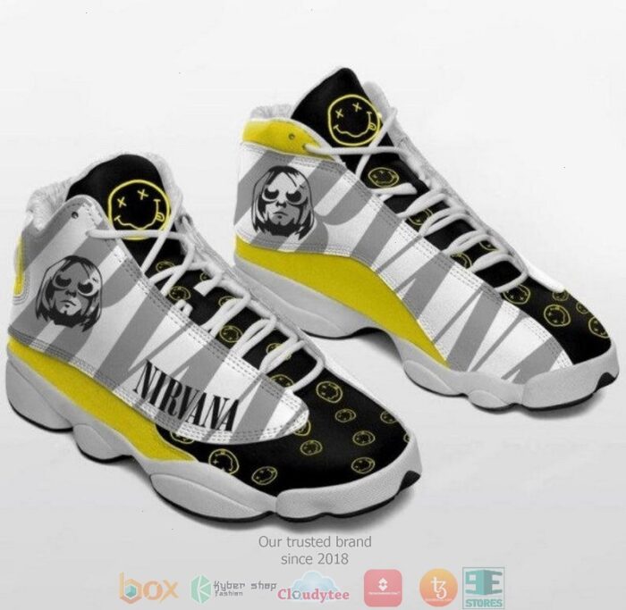 Nirvana Rock Music Band For Men And Women Ver1 Air Jordan 13 Sneaker Shoes