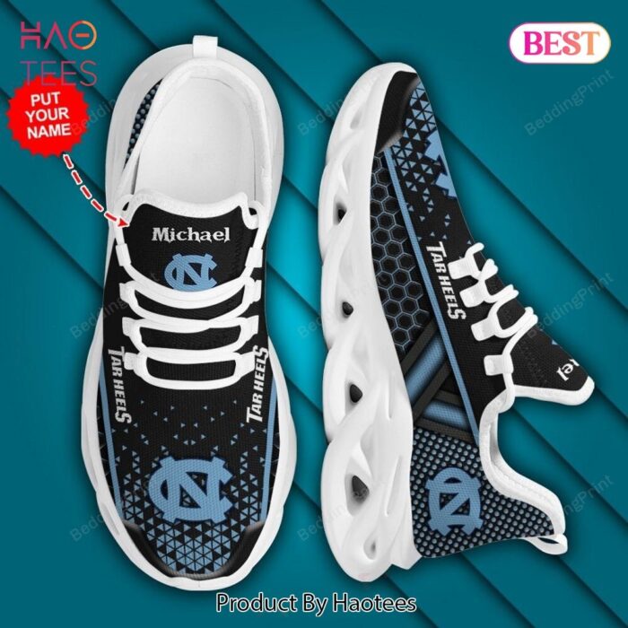 North Carolina Tar Heels NCAA Black Blue Max Soul Shoes