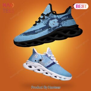 North Carolina Tar Heels NCAA Blue Color Max Soul Shoes for Tar Heels Fan