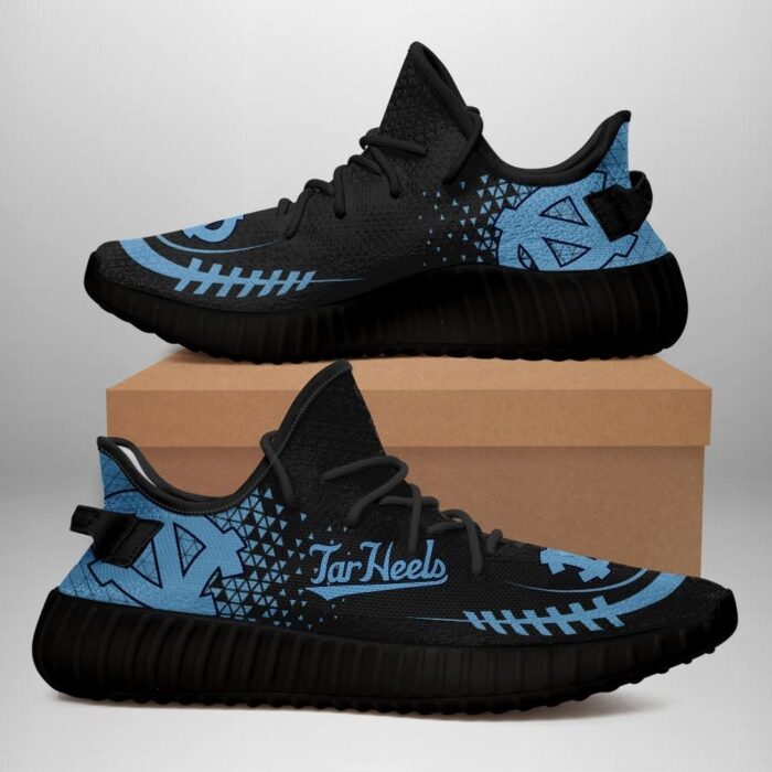 North Carolina Tar Heels Unisex Sneaker Football Custom Shoes North Carolina Tar Heels Yeezy Boost 3