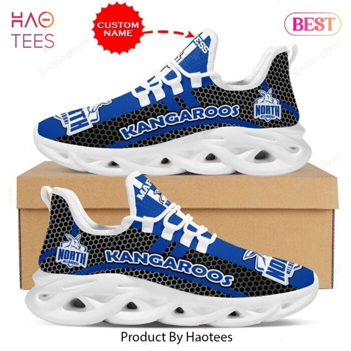 North Melbourne Kangaroos AFL Black Mix Blue Max Soul Shoes